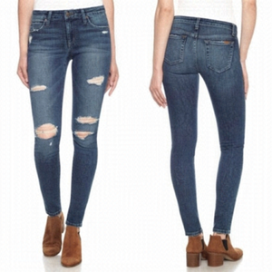 𝅺joe’s The Iconic Skinny Mid Rise Jeans distressed